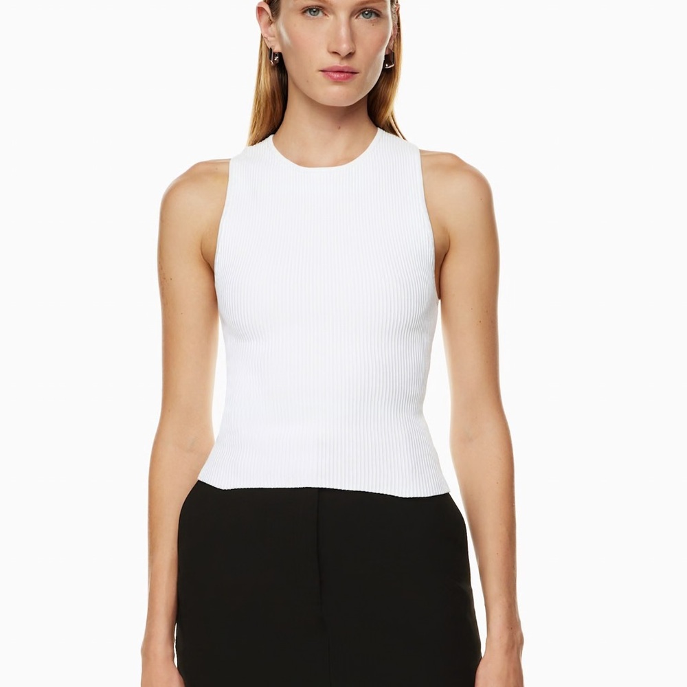 Aritzia Babaton Sculpt Knit Racer Tank xxs